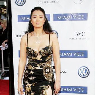 Gong Li in Miami Vice World Premiere