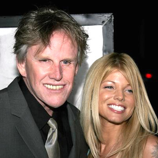 Donna D'Errico, Gary Busey in The Queen Los Angeles Premiere