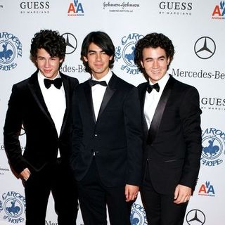 Jonas Brothers in 30th Anniversary Carousel of Hope Ball - Arrivals