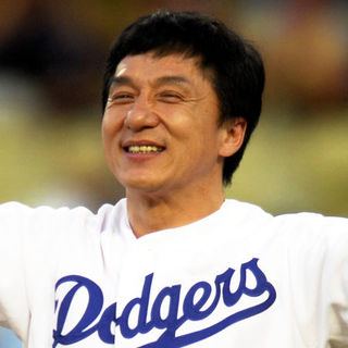 Jackie Chan in 2008 MLB - San Diego Padres at Los Angeles Dodgers (1-11) - April 12, 2008