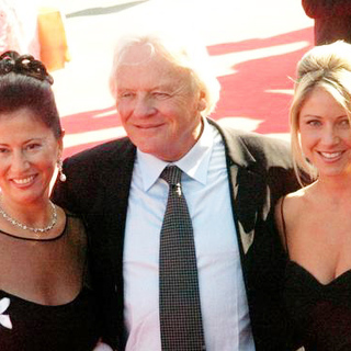 Anthony Hopkins, Stella Arroyave, Lisa Pepper in 2005 Venice Film Festival - Proof Premiere