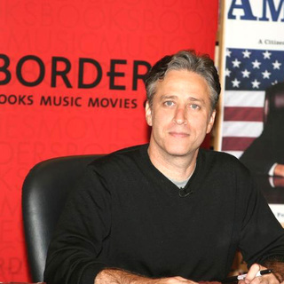 Jon Stewart in Jon Stewart America Book Signing