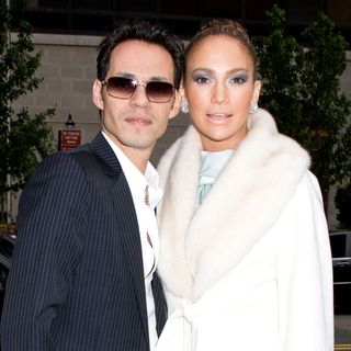Jennifer Lopez, Marc Anthony in Christian Dior Cruise 2009 Collection - Arrivals