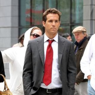 Ryan Reynolds in "The Proposal" Movie Set in Lower Manhattan, New York on June 6, 2008
