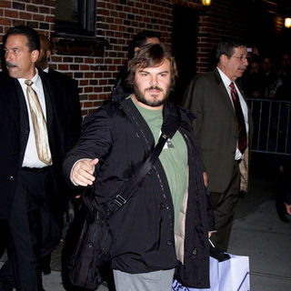Jack Black in The Late Show with David Letterman - November 12, 2008 - Arrivals