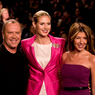 Heidi Klum, Michael Kors, Nina Garcia in Mercedes-Benz Fashion Week Fall 2009 - "Project Runway" Season 6 Finale Show