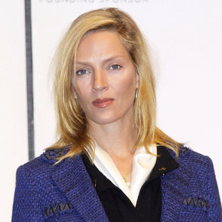 Uma Thurman in 8th Annual Tribeca Film Festival - Opening Day Press Conference - Arrivals