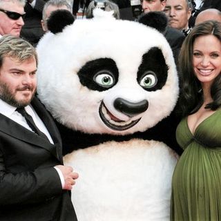 Angelina Jolie, Jack Black in 2008 Cannes Film Festival - "Kung Fu Panda" Premiere