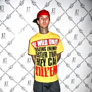 Travis Barker in Famous Stars and Straps Magic Party with Special Appearance by Three 6 Mafia at Jet Nightclub