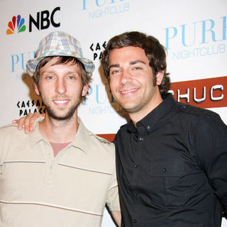 Joel Moore, Zachary Levi in NBC's "Chuck" Season 2 Launch Party - Arrivals