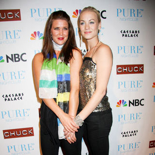 Sarah Lancaster, Yvonne Strahovski in NBC's "Chuck" Season 2 Launch Party - Arrivals