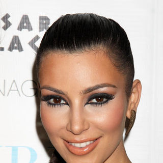 Kim Kardashian in Khloe Kardashian's 25th Celebrity Celebration at PURE Las Vegas on June 26, 2009