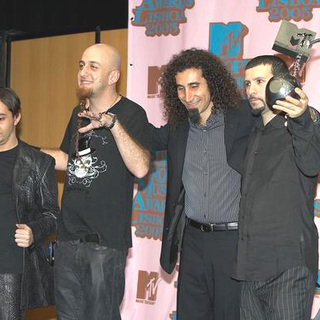 System of a Down in 2005 MTV European Music Awards Lisbon - Press Room