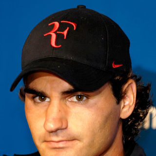 Roger Federer in 2008 Arthur Ashe Kid's Day at USTA Billie Jean King National Tennis Center - Press Room