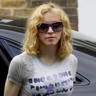 Madonna in Madonna Going To Her Gym, To Kaballah, And Then To The Recording Studio With Justin Timberlake