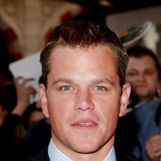Matt Damon in The Bourne Ultimatum UK Premiere in Leicester Square
