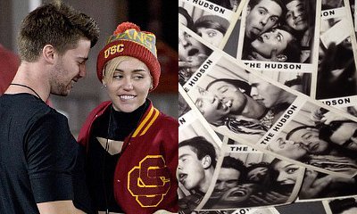 Miley Cyrus and Patrick Schwarzenegger Lick and Kiss in Photobooth