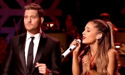 Video: Ariana Grande Performs on Michael Buble's 'Christmas in New York'