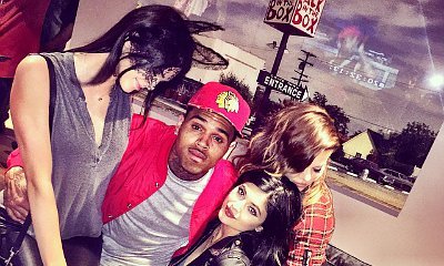 Chris Brown Poses With Kendall Jenner on His Lap After Karrueche Tran Split