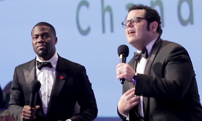 Kevin Hart and Josh Gad Crash a Wedding, Give Impromptu Speeches and Lead Guests to Dance