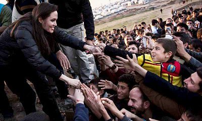 Angelina Jolie Visits ISIS Victims in Iraq