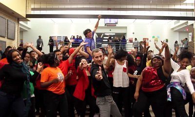High School Teacher Joins Students for Viral 'Uptown Funk' Dance Video