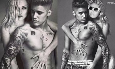 Miley Cyrus Photoshops Justin Biebers Calvin Klein Ad