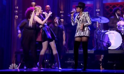 Iggy Azalea Joined by Jennifer Hudson to Perform New Single 'Trouble' on 'Tonight Show'