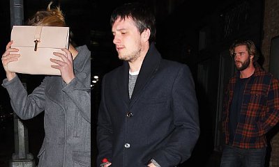 Jennifer Lawrence Goes for Dinner With Liam Hemsworth and Josh Hutcherson in NYC