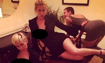 Miley Cyrus and Scout Willis Flash Nipples on Instagram Pics