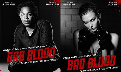 Kendrick Lamar and Karlie Kloss Join Taylor Swift's 'Bad Blood' Video