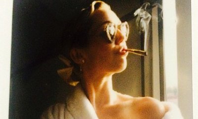 Miley Cyrus Smokes Weed, Almost Flashes Nipple in Instagram Picture