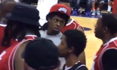 Lil Wayne Starts Quarrel With Referee at Anti-Violence Charity Game
