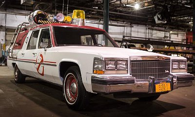 First Look at 'Ghostbusters' Car ECTO-1 Revealed