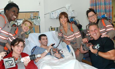 'Ghostbusters' Cast Visit Children's Hospital in Full Costumes