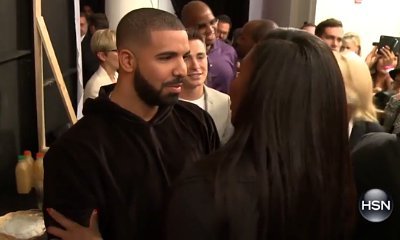Video: Drake Shows Affection to Serena Williams at NYFW