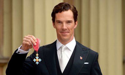 Benedict Cumberbatch Honored by Queen Elizabeth II at Buckingham Palace