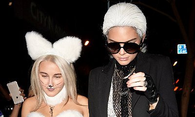 Kendall and Kylie Jenner Channel Karl Lagerfeld and Princess Xena for Halloween