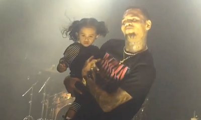 Cuteness Overload: Chris Brown's Daughter Royalty Joins Dad Onstage at L.A. Concert