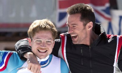 Hugh Jackman Is Taron Egerton's Trainer in 'Eddie the Eagle' First Official Photos