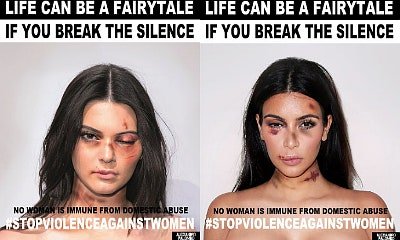 Kendall Jenner and Kim Kardashian Don't Approve Their Photos Used for Domestic Violence Campaign