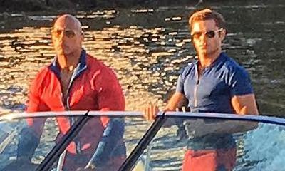 'Baywatch' New Set Photo: Check Out Dwayne Johnson and Zac Efron's Cool Patrolling Style