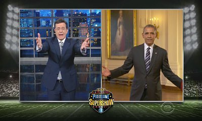 Did President Obama Predict the Right Winner of Super Bowl 50? Watch Him in 'Late Show' Skit