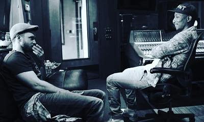 Justin Timberlake Pictured in the Studio With Pharrell. Is New Collaboration in the Works?