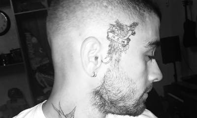 Zayn Malik Debuts New Tattoos, Including One on His Face