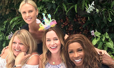 Charlize Theron Hosts Baby Shower for Pal Emily Blunt