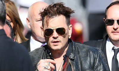 Johnny Depp Looks Dispirited While Leaving His Hotel in Frankfurt