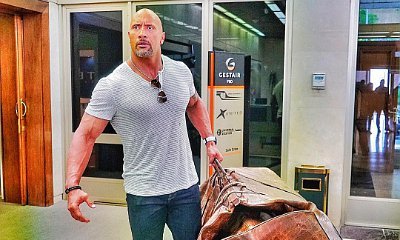 The Rock Carries Giant Bag as He Shares Tip to 'Travel Light'. What's Inside the Bag?