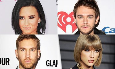 Demi Lovato and Zedd Support Calvin Harris as Taylor Swift Looks Unbothered by Drama