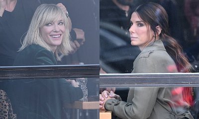 Here's the First Look at Cate Blanchett and Sandra Bullock on 'Ocean's Eight' Set